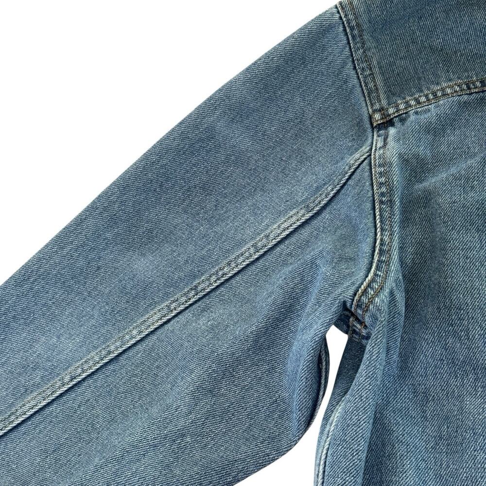 Vintage Levis 70507 Standard Trucker Denim Jacket Mens L Medium Wash Blue 2004 - Picture 8 of 12